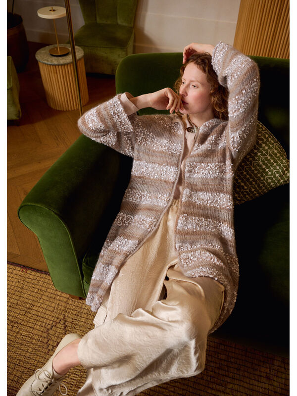 Lana Grossa LONG JACKET Superkid Seta & Cosmo