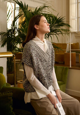 SLIPOVER Alta Moda Cashmere 16, Setasuri & Cosmo from Lana Grossa