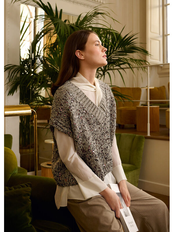 Lana Grossa SLIPOVER Alta Moda Cashmere 16, Setasuri & Cosmo