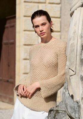 CROCHET PULLOVER  Setasuri & Glamour from Lana Grossa