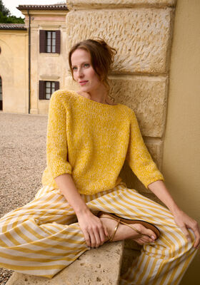 PULLOVER Summer Softness & Setasuri Pearls from Lana Grossa