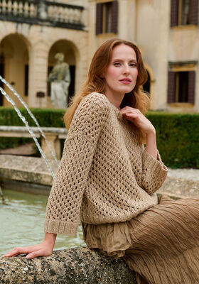 PULLOVER Summer Softness & Glamour from Lana Grossa