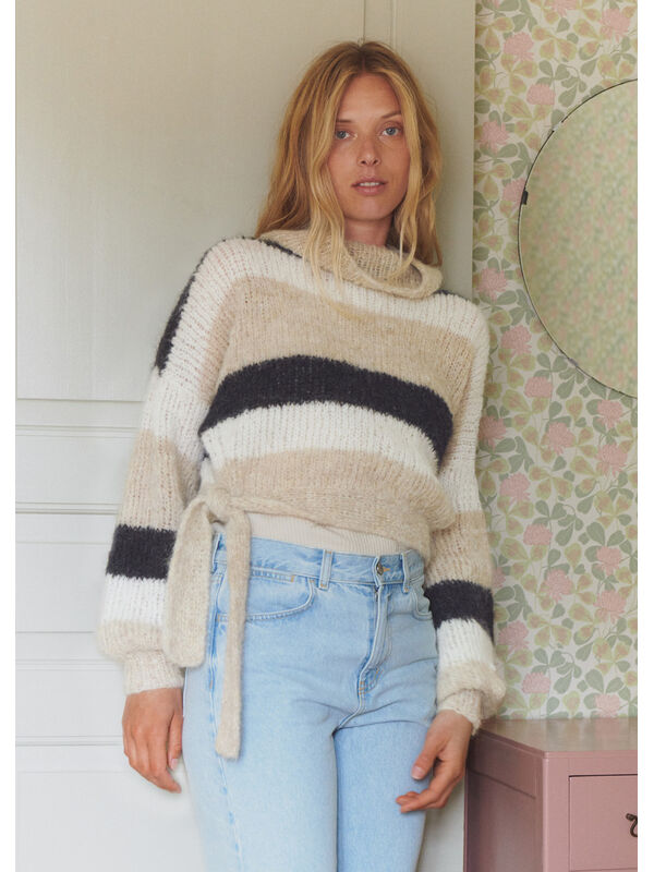 Lana Grossa PULLOVER Natural Alpaca Lungo