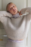 Lana Grossa PULLOVER & SKIRT Natural Alpaca Pelo