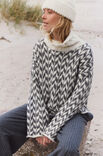 Lana Grossa PULLOVER Natural Alpaca Pelo