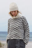 Lana Grossa PULLOVER Natural Alpaca Pelo