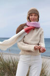 Lana Grossa SCARF Natural Alpaca Lungo