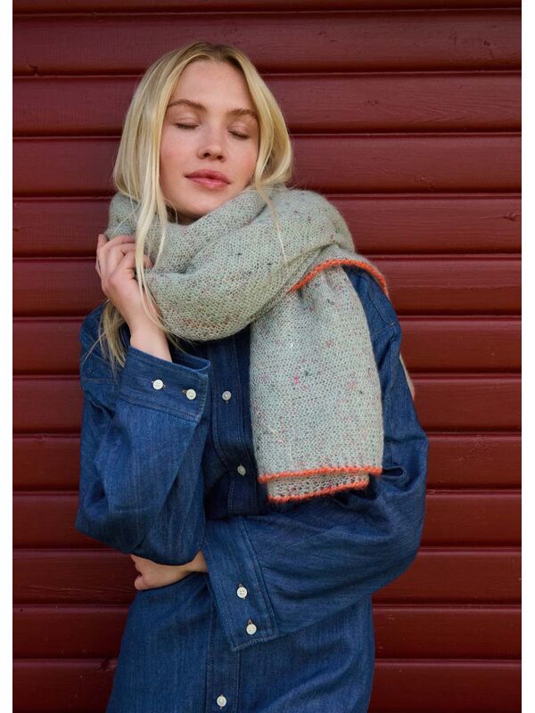 Lana Grossa SHAWL Natural Superkid Tweed & Silkhair