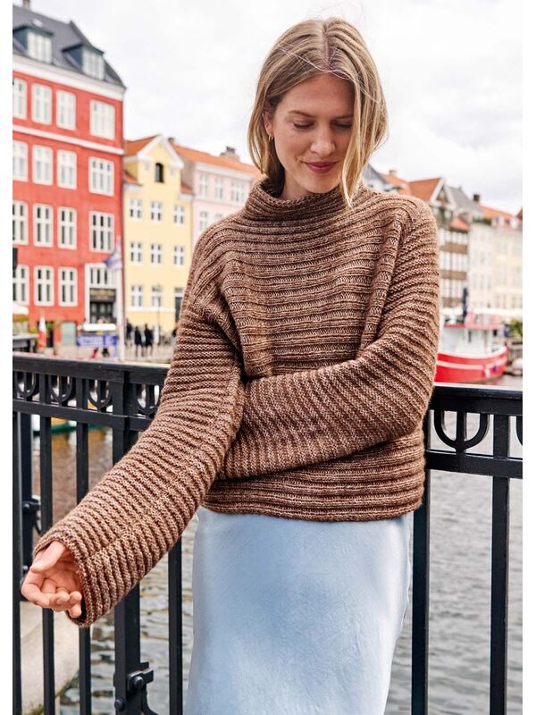 Lana Grossa PULLOVER Natural Alpaca Pelo