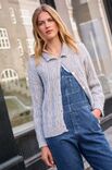 Lana Grossa TOP-DOWN-CARDIGAN Ecopuno & Silkhair