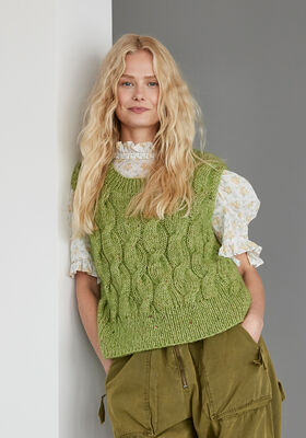SLIPOVER Natural Alpaca Pelo & Natural Superkid Tweed from Lana Grossa