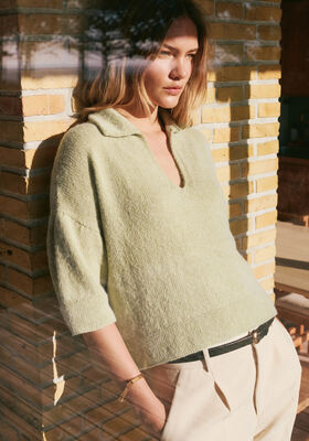 POLO-SHIRT Ecopuno from Lana Grossa