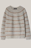 Lana Grossa PULLOVER Natural Alpaca Pelo