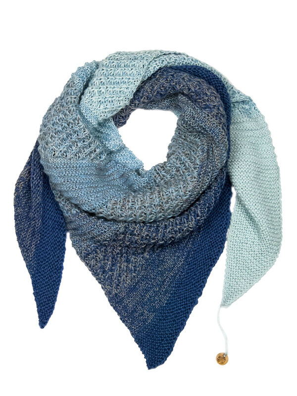 Lana Grossa TRIANGULAR SHAWL Shades of Alpaca Silk