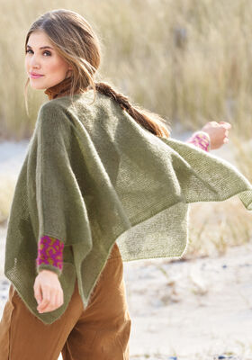PONCHO Silkhair from Lana Grossa