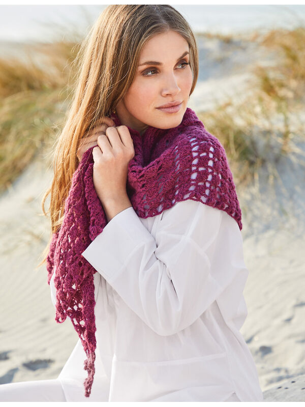 Lana Grossa CROCHET SHAWL Ecopuno