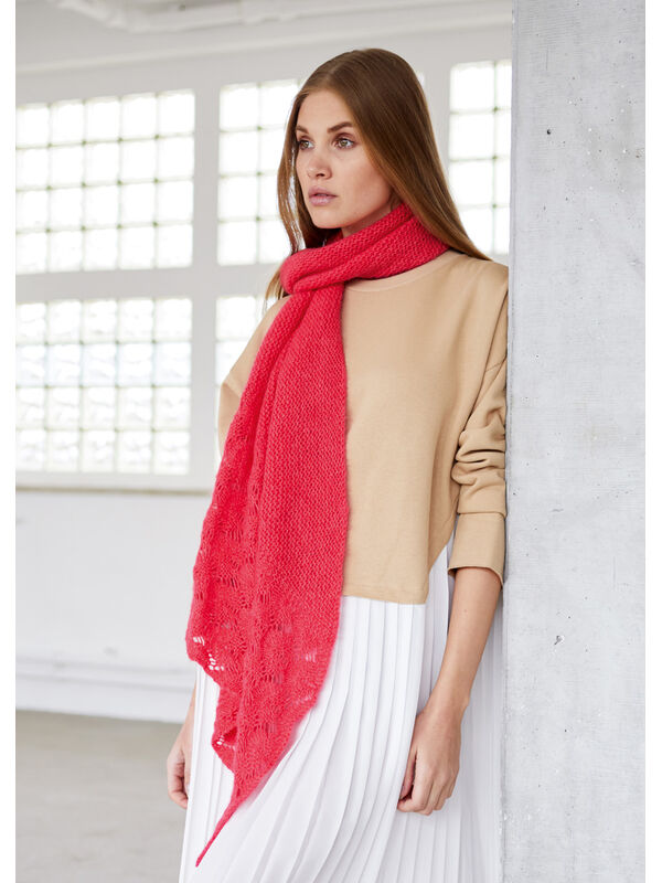 Lana Grossa TRIANGULAR SHAWL Ecopuno & Silkhair