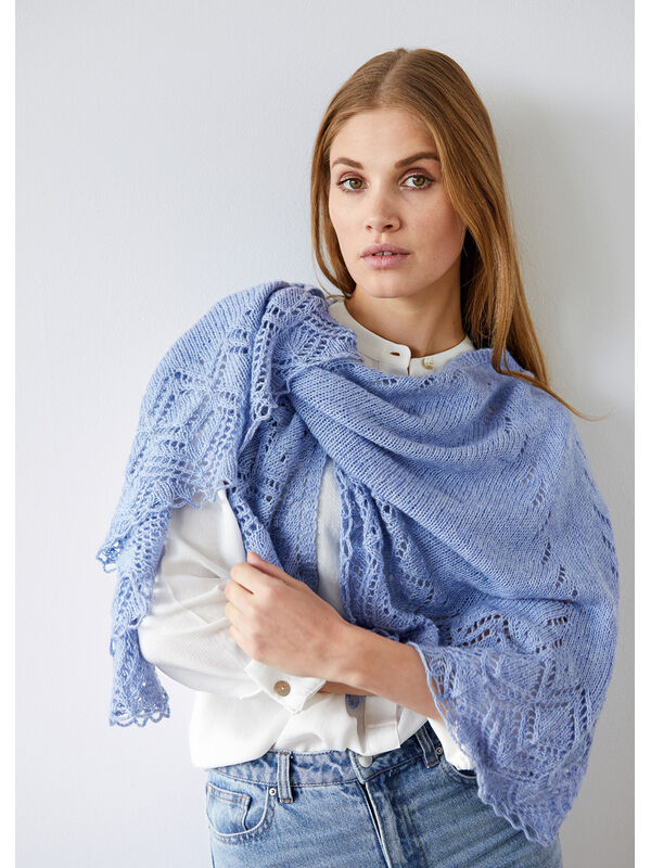 Lana Grossa TRIANGULAR SHAWL Ecopuno