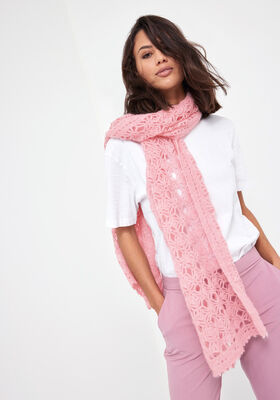 CROCHET SCARF Setasuri from Lana Grossa
