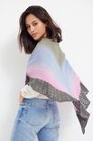 Lana Grossa SHAWL Cool Wool Lace Hand-dyed & Cool Wool Lace