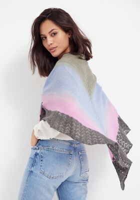SHAWL Cool Wool Lace Hand-dyed & Cool Wool Lace from Lana Grossa