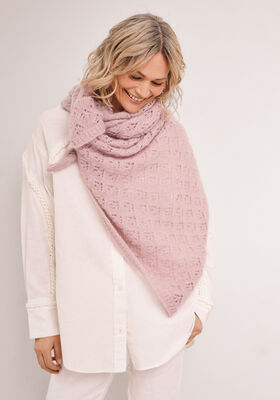 TRIANGULAR SHAWL Cool Wool Lace & Silkhair from Lana Grossa