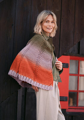 SHAWL Cool Wool Lace hand-dyed & Cool Wool Lace from Lana Grossa