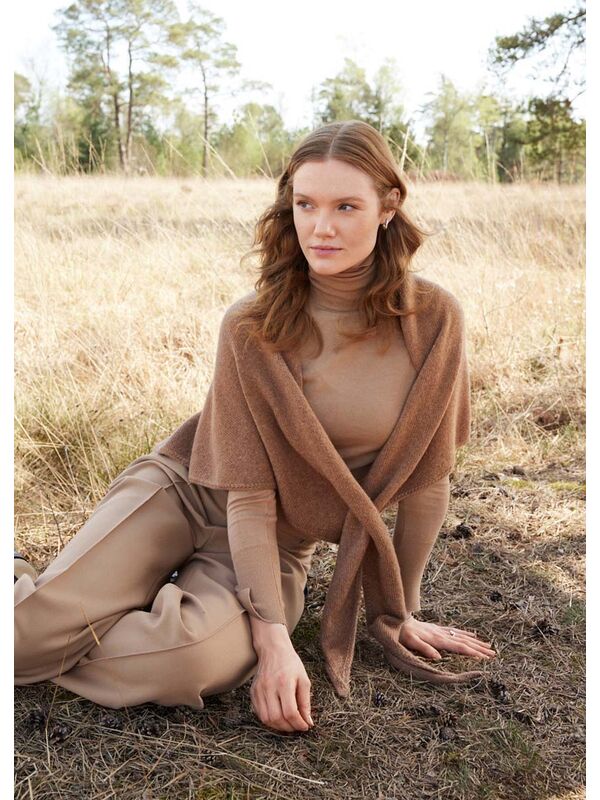 Lana Grossa TRIANGULAR SHAWL Cashmere 16 Fine