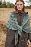Lana Grossa TRIANGULAR SHAWL Colorissimo, Ecopuno & Silkhair