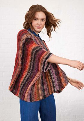 PONCHO Farfalla from Lana Grossa