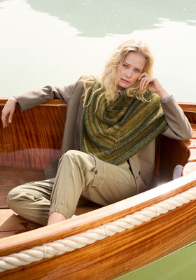 TRIANGULAR SCARF Colorissimo, Silkhair & Glamour from Lana Grossa