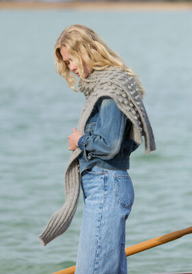 COLLAR SCARF Cool Merino & Silkhair from Lana Grossa