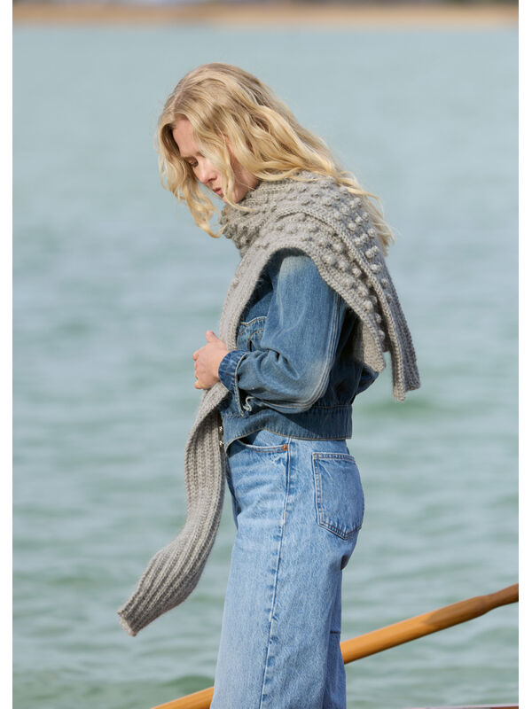 Lana Grossa COLLAR SCARF Cool Merino & Silkhair