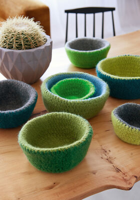 BOWL SET Feltro from Lana Grossa