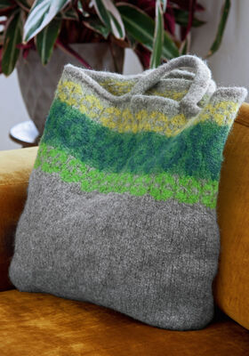 SHOPPING BAG Feltro from Lana Grossa