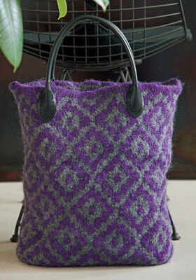 SHOPPING BAG Feltro from Lana Grossa