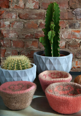 SET OF BOWLS Feltro from Lana Grossa