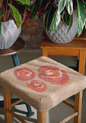 STOOL COVER Feltro from Lana Grossa