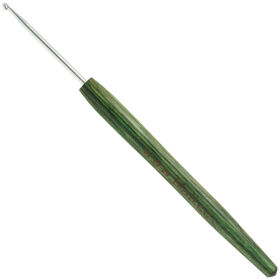 Lana Grossa Crochet hook aluminum with handle design-wood Signal 2,5mm