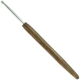 Lana Grossa Crochet hook aluminum with handle design-wood Signal 3,5mm