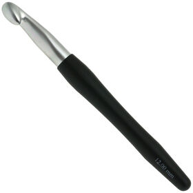Lana Grossa Crochet hook with soft grip/aluminum 12mm
