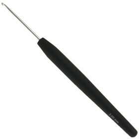 Lana Grossa Crochet hook with soft grip/aluminum 2mm