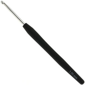 Lana Grossa Crochet hook with soft grip/aluminum 3,5mm