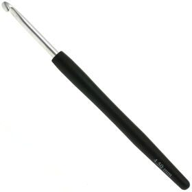 Lana Grossa Crochet hook with soft grip/aluminum 4,5mm