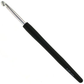 Lana Grossa Crochet hook with soft grip/aluminum 5mm