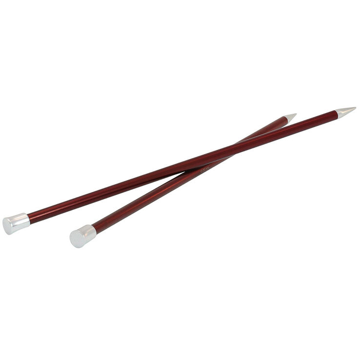 Lana Grossa Single pointed needles aluminum rainbow 10mm 