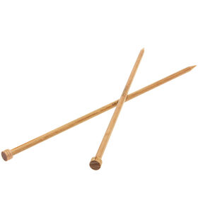 Lana Grossa Single pointed needles design-wood natural 9mm