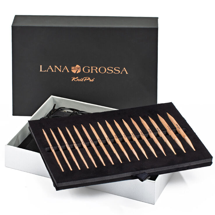 Lana Grossa Interchangeable needle set Beech Tanja Steinbach Edition