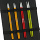 Lana Grossa Interchangeable needle set aluminium rainbow small (black)