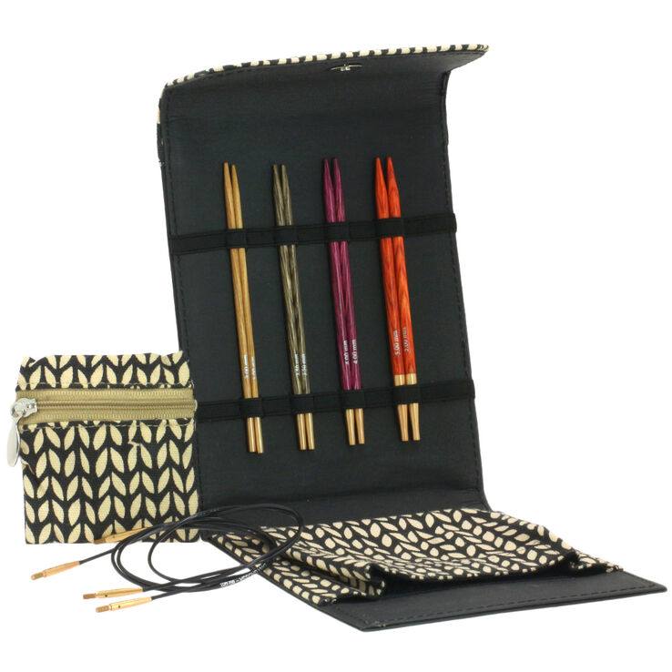 Lana Grossa Interchangeable needle set Design-Wood Signal small (black)